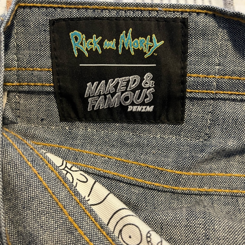 Rick&Morty Mr Poopybutthole Naked and Famous